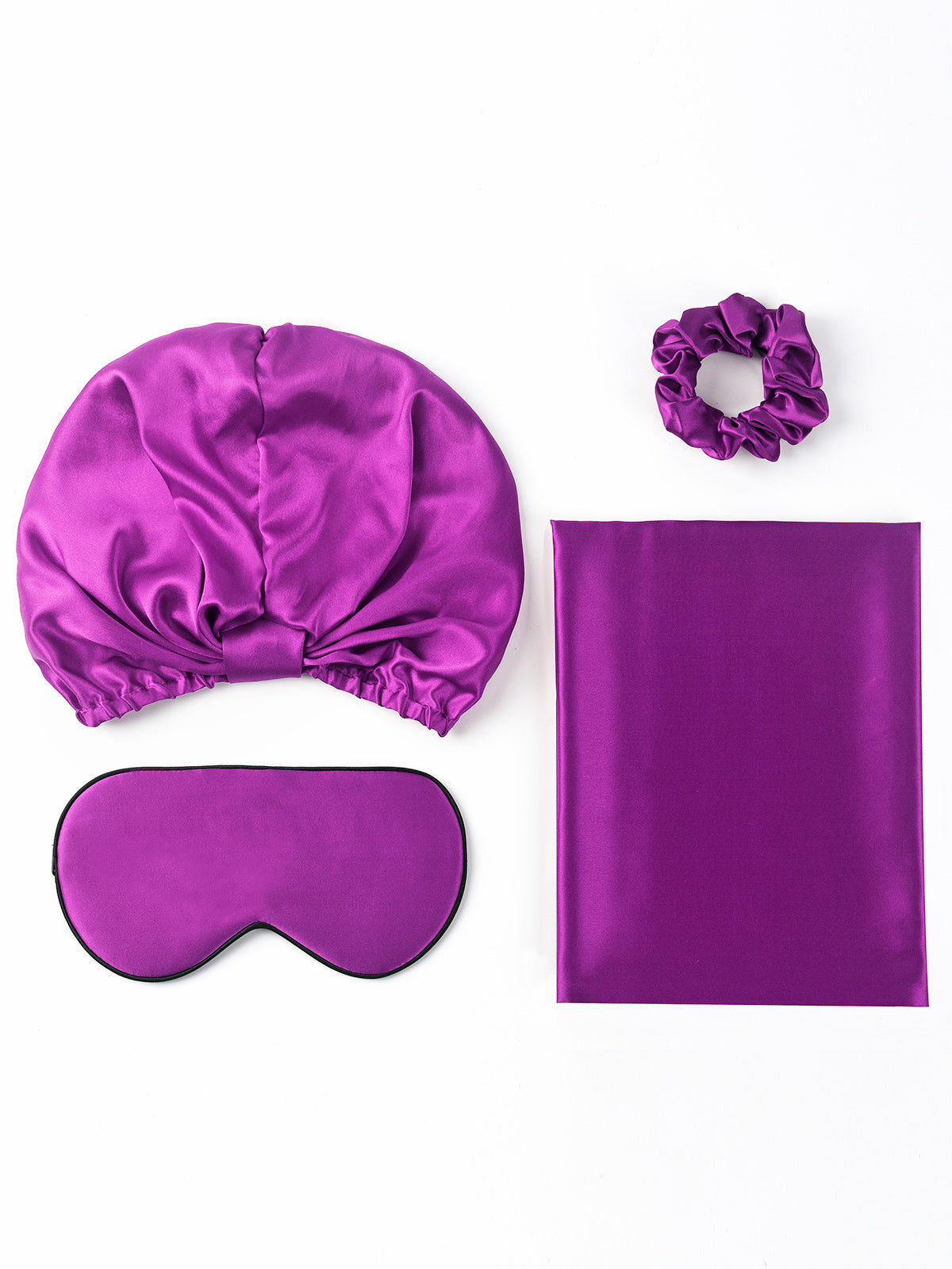 SilkSilky UK 19Momme Pure Silk Pillowcase Set Purple 005