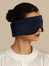 [DarkBlue+LightBlue] SilkSilky-UK Sleep Mask 002
