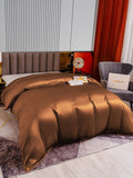 SilkSilky UK 22Momme Pure Silk Duvet Cover Coffee 003