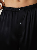 [Black] SilkSilky-UK Men's Sleep Shorts 006