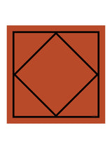 [Orange Square] SilkSilky-UK Scarf 001