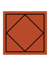 [Orange Square] SilkSilky-UK Scarf 001