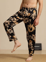 [Black Dragon] SilkSilky-UK Men's Sleep Shorts 001
