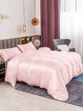 SilkSilky UK 19Momme Pure Silk Bedding Set Pink 005