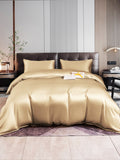 SilkSilky UK 22Momme Pure Silk Bedding Set Beige 001