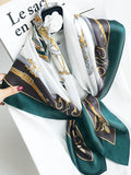 SilkSilky UK Pure Silk Scarf DarkGreen 003