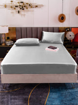 [Silver] SilkSilky-UK 19Momme Bed Linen Set 002