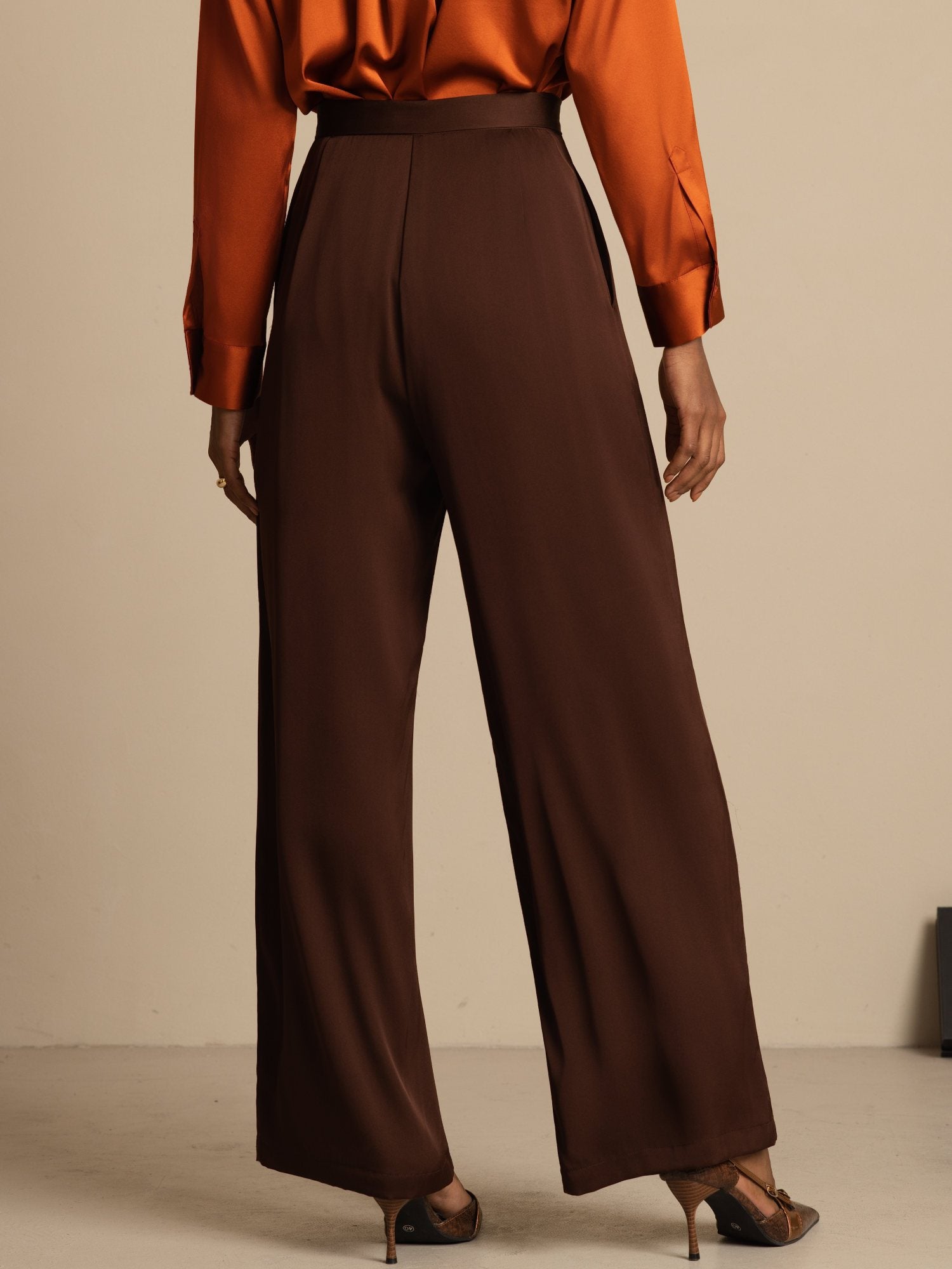 [BitterChocolate] SilkSilky-UK 19Momme Silk Womens Pants 004