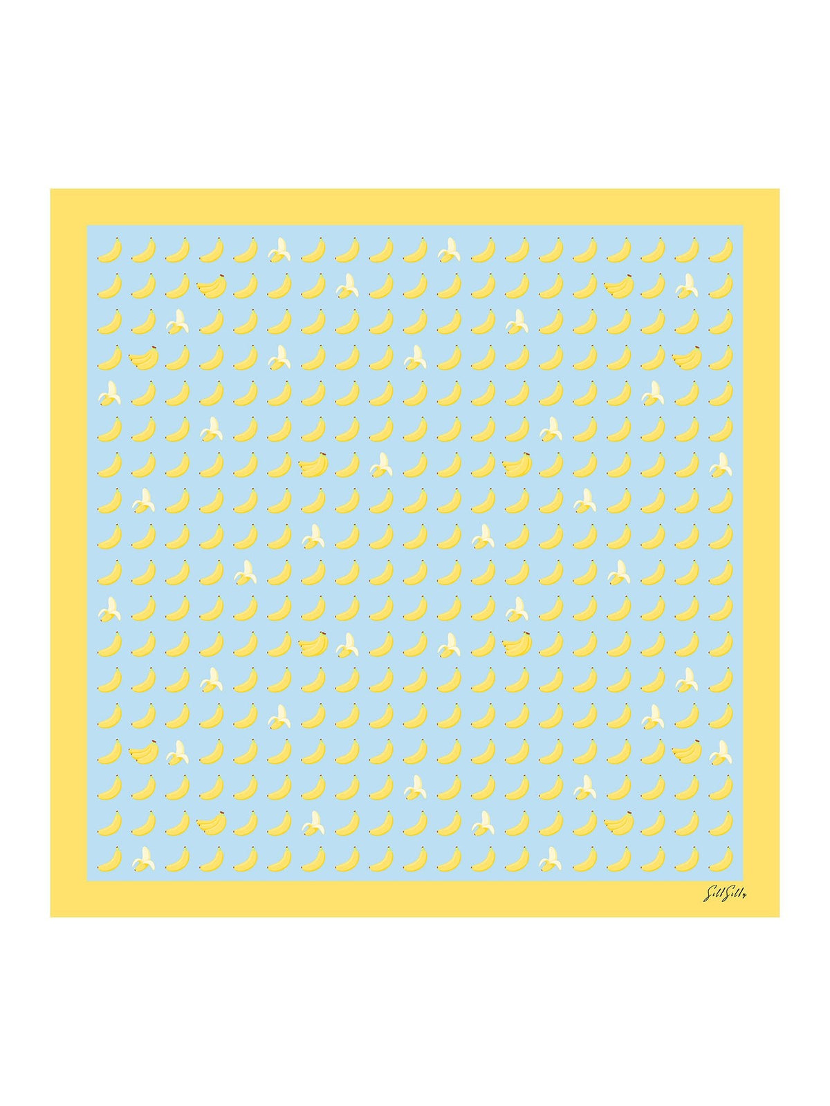 [Blue Banana] SilkSilky-UK Scarf 001
