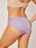 SilkSilky UK Silk Knitted Panty Lavender 002