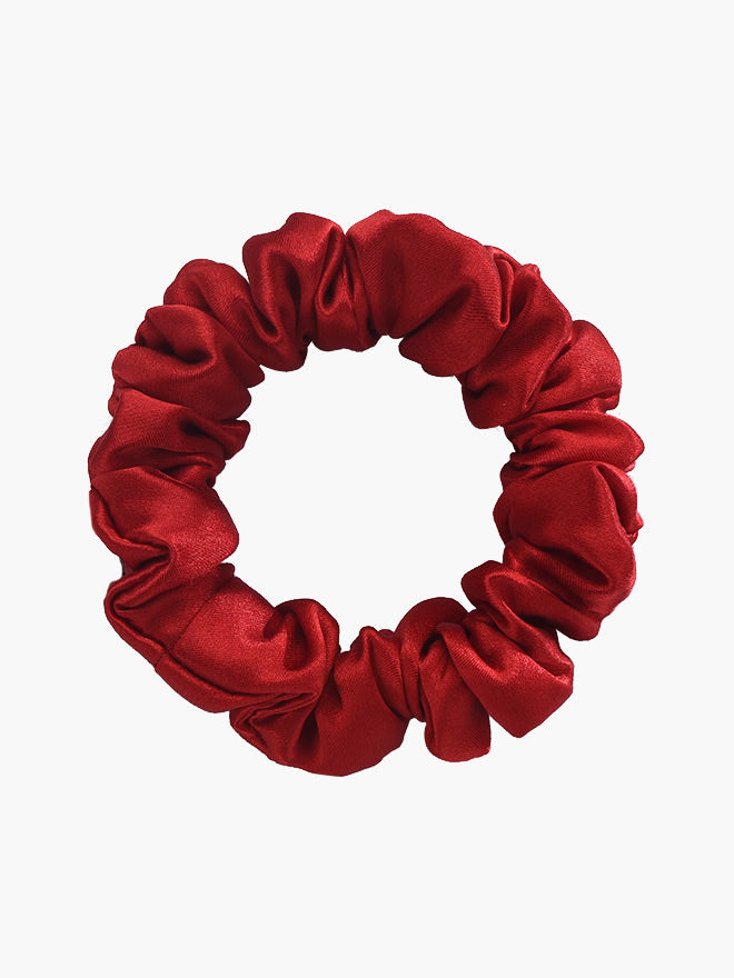 SilkSilky-UK 19Momme Pure Silk Scrunchie Wine 005