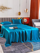 [Teal] SilkSilky-UK 19Momme Bed Linen Set 003