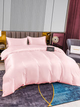 [Pink] SilkSilky-UK 22Momme Pure Silk Bedding Set 004,