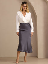 [Dark Gray] SilkSilky-UK Skirt 004