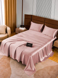 SilkSilky UK 22Momme Pure Silk Bedding Set PaleMauve 002