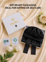 [Black] SilkSilky-UK Sleep Cap 007