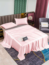 [Pink] SilkSilky-UK 25Momme Pure Silk Bedding Set 002