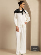 [Black] SilkSilky-UK Scarf 006
