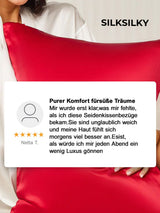 [White] SilkSilky-UK 19Momme Pure Silk Pillowcase 003