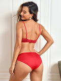 SilkSilky UK Silk Knitted Panty Red 002