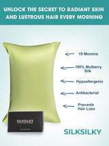 [Mint Green] SilkSilky-UK 19Momme Pure Silk Pillowcase 002