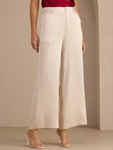 [Beige] SilkSilky-UK Womens Pants 003