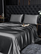 [Dark Gray] SilkSilky-UK 19Momme Bed Linen Set 002