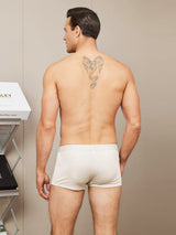 [Beige] SilkSilky-UK 100% Silk Jersey Men's Underwear 002