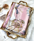 SilkSilky UK Pure Silk Scarf Pink 003