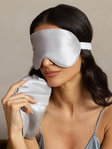 [Silver] SilkSilky-UK Sleep Mask 006