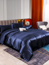 [Dark Blue] SilkSilky-UK 22Momme Bed Linen Set 002