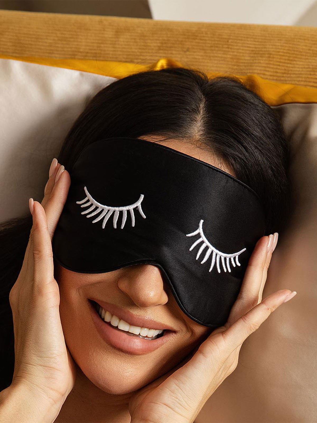[WhiteEyelashes] SilkSilky-UK Pure Silk Eye Mask 003