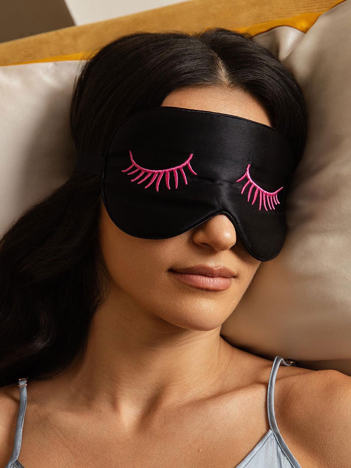 [PinkEyelashes] SilkSilky-UK Pure Silk Eye Mask 003