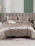 SilkSilky UK 25Momme Pure Silk Bedding Set Gray 001