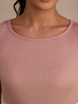 [Pink] SilkSilky-UK Sleeveless Crew Neck Camisole 006