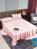 SilkSilky UK 22Momme Pure Silk Bedding Set Pink 002