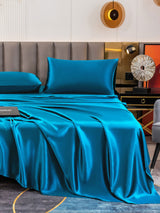 [Teal] SilkSilky-UK 19Momme Bed Linen Set 006