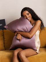 [Deep Purple] SilkSilky-UK 22Momme Pure Silk Pillowcase 002