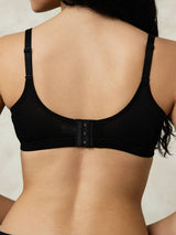 [Black] SilkSilky-UK Silk Jersey Bra 003