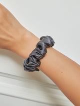 [Dark Gray] SilkSilky-UK Scrunchie 001