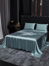 [Grayish Blue] SilkSilky-UK 22Momme Bed Linen Set 002