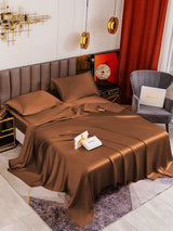 [Coffee] SilkSilky-UK 19Momme Bed Linen Set 001