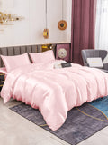 SilkSilky-UK 19Momme Pure Silk Duvet Cover Pink 010