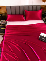 [Wine] SilkSilky-UK 19Momme Bed Linen Set 004