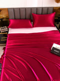 SilkSilky UK 19Momme Pure Silk Bedding Set Wine 004