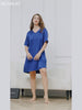 SilkSilky-UK Pure Silk Short Sleeve V Neck Nightdress video 001