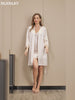 SilkSilky-UK-3/4-Sleeve-Nightgown&Robe-Set-video-001