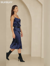 SilkSilky-UK 19Momme Spaghetti Strap Cowl Neck Camisole video 001