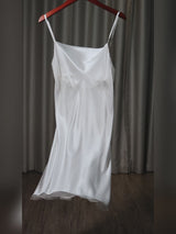 SilkSilky-UK Spaghetti Strap Cowl Neck Nightdress video 001