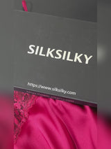 SilkSilky-UK Spaghetti Strap V Neck Nightdress video 001